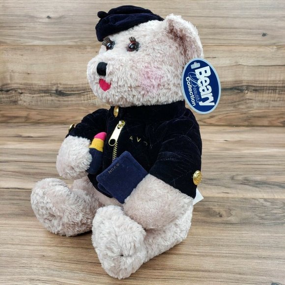 AVON Beary Beautiful "Ruby Lips" TEDDY BEAR 12" Adorable Bear. New with tags - Picture 2 of 8